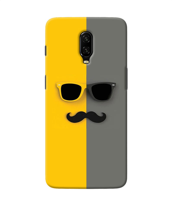 Mustache Glass Oneplus 6t Back Cover