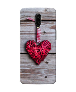 Lace Heart Oneplus 6t Back Cover