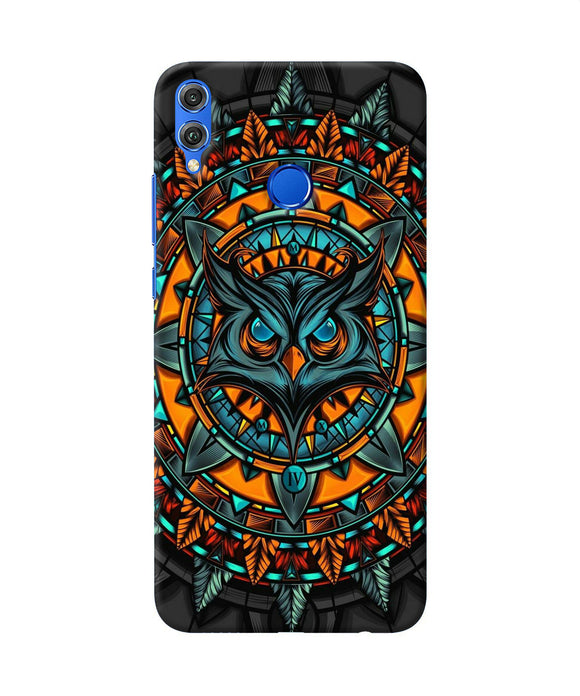 Angry Owl Art Honor 8x Back Cover