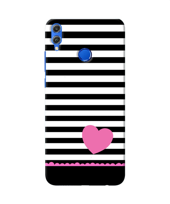 Abstract Heart Honor 8x Back Cover