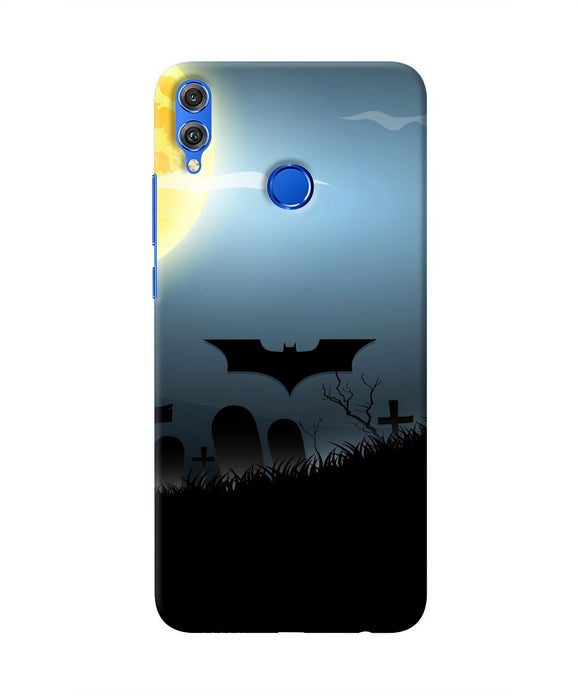 Batman Scary cemetry Honor 8X Real 4D Back Cover