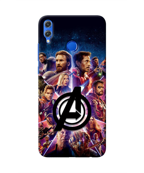 Avengers Superheroes Honor 8X Real 4D Back Cover