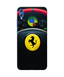 Ferrari Steeriing Wheel Honor 8X Real 4D Back Cover