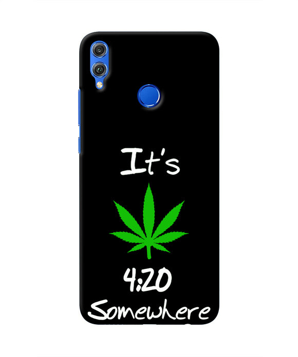 Weed Quote Honor 8X Real 4D Back Cover