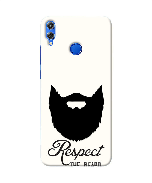 Respect the Beard Honor 8X Real 4D Back Cover