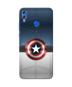 Captain America Suit Honor 8X Real 4D Back Cover