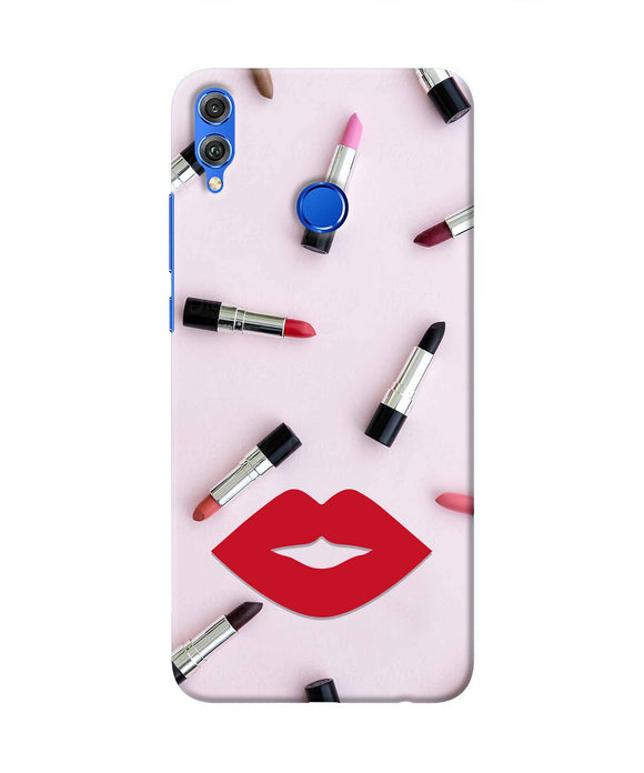 Lips Lipstick Shades Honor 8X Real 4D Back Cover