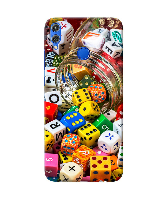 Colorful Dice Honor 8X Back Cover