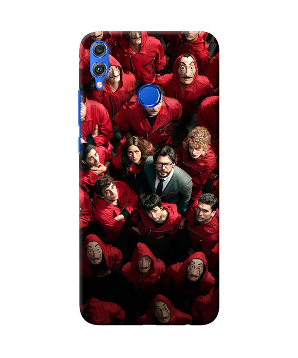 Money Heist Professor with Hostages Honor 8X Back Cover