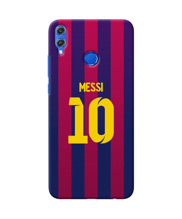 Messi 10 Tshirt Honor 8x Back Cover