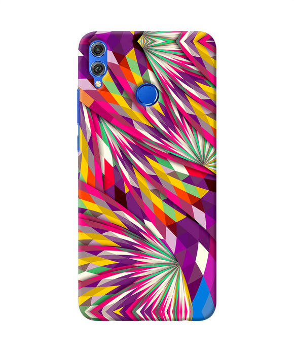 Abstract Colorful Print Honor 8x Back Cover