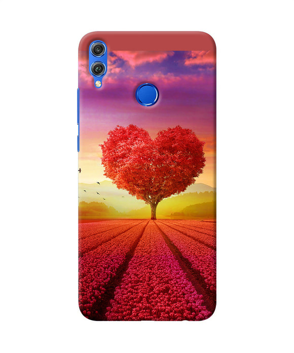 Natural Heart Tree Honor 8x Back Cover