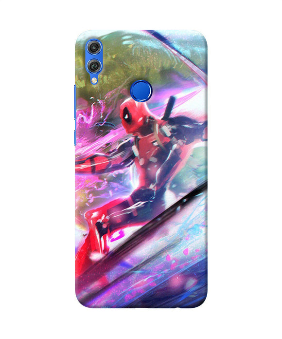 Deadpool Super Hero Honor 8x Back Cover