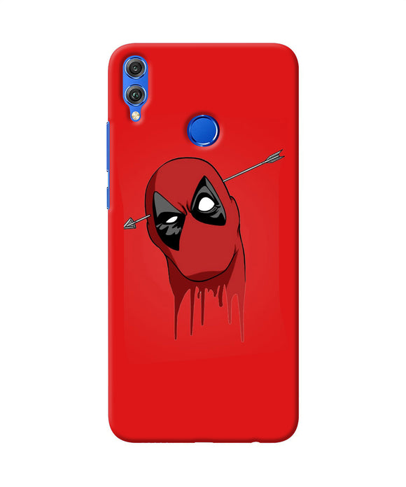 Funny Deadpool Honor 8x Back Cover