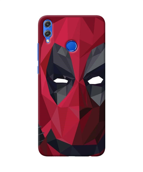 Abstract Deadpool Mask Honor 8x Back Cover