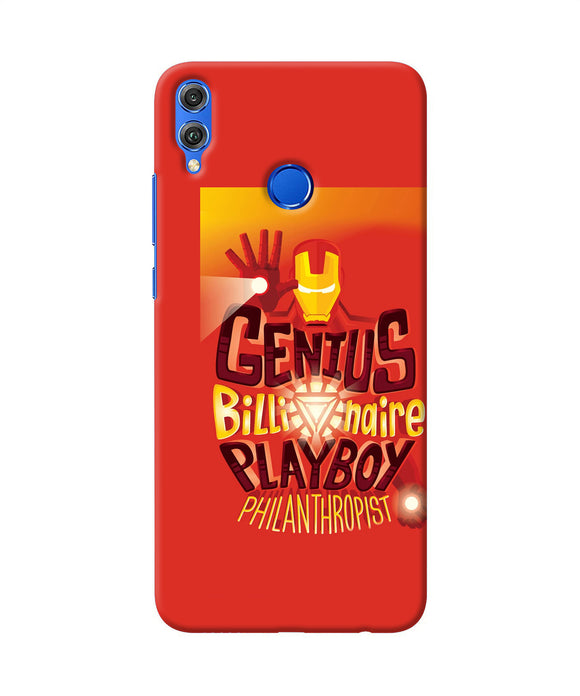 Ironman Quote Honor 8x Back Cover