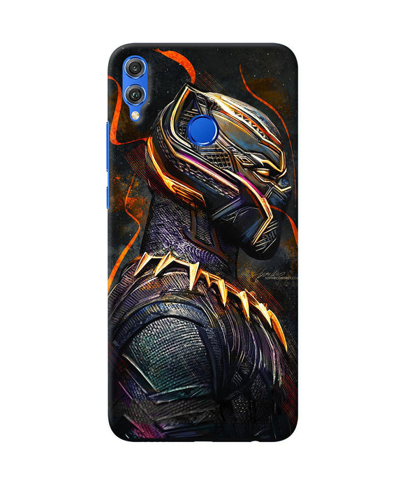 Black Panther Side Face Honor 8x Back Cover