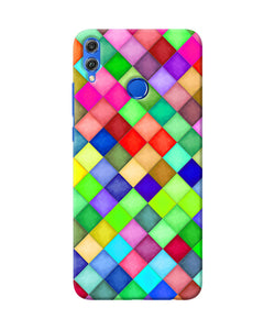 Abstract Colorful Squares Honor 8x Back Cover