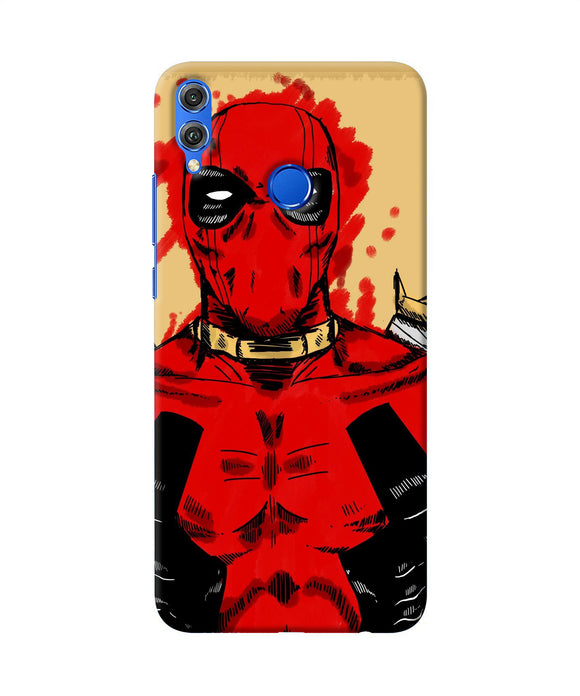 Blooded Deadpool Honor 8x Back Cover