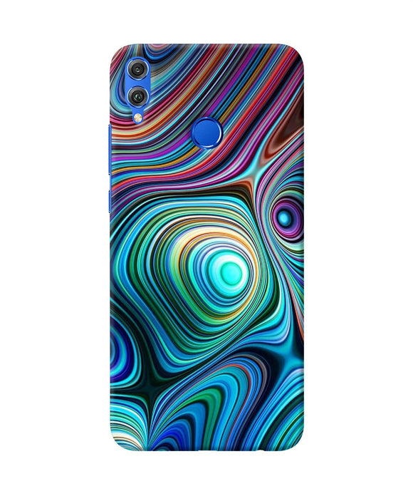 Abstract Coloful Waves Honor 8x Back Cover