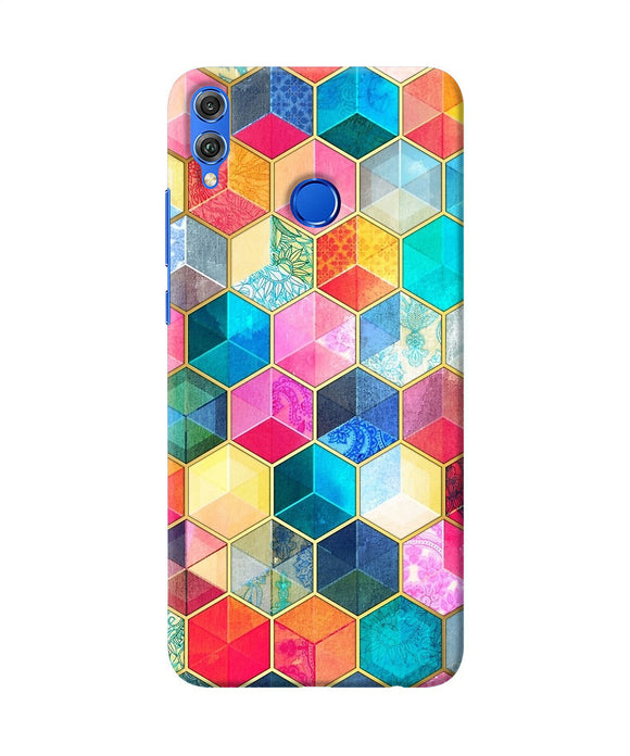 Abstract Color Box Honor 8x Back Cover