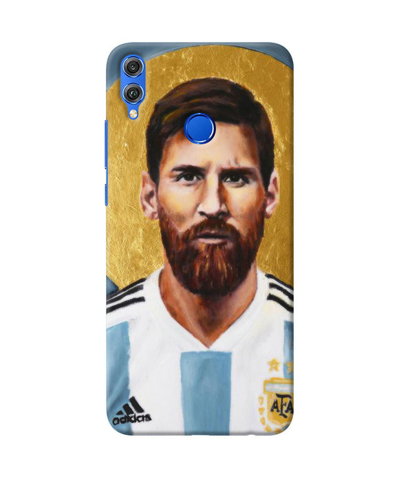 Messi Face Honor 8x Back Cover