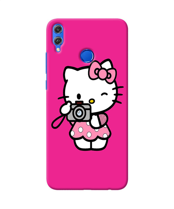 Hello Kitty Cam Pink Honor 8x Back Cover
