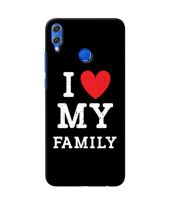 I Love My Family Honor 8x Back Cover