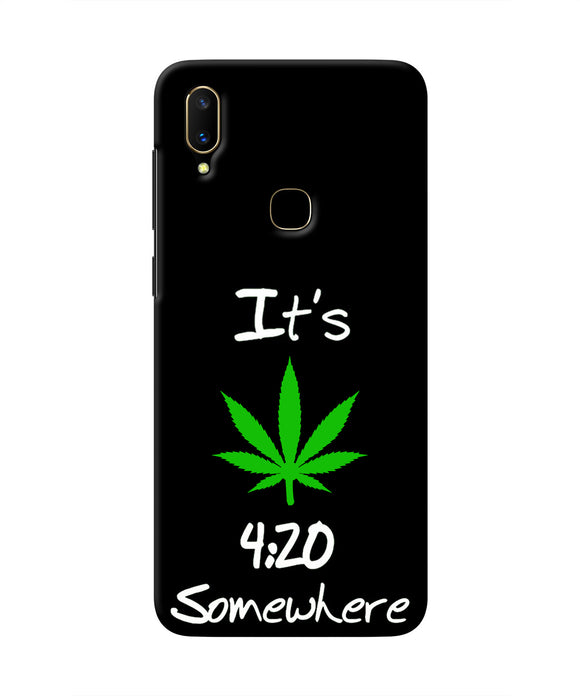 Weed Quote Vivo V11 Real 4D Back Cover