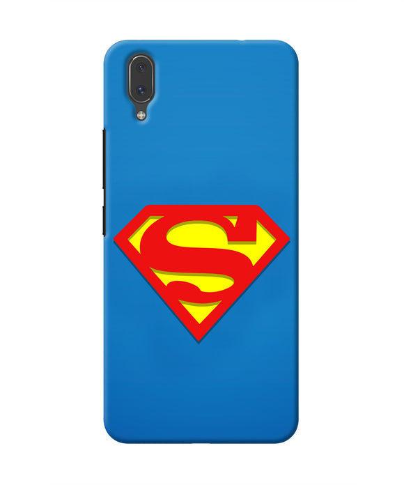 Superman Blue Vivo X21 Real 4D Back Cover