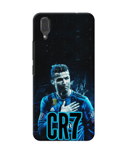 Christiano Ronaldo Blue Vivo X21 Real 4D Back Cover