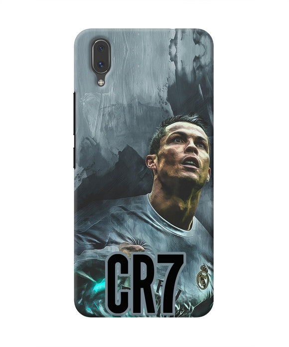 Christiano Ronaldo Grey Vivo X21 Real 4D Back Cover