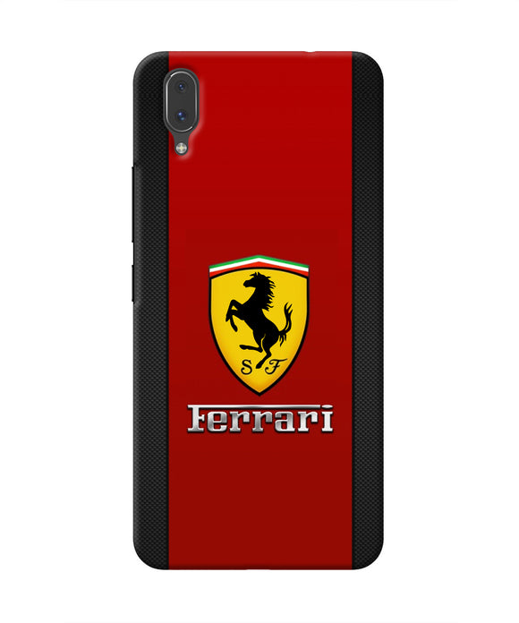 Ferrari Abstract Red Vivo X21 Real 4D Back Cover