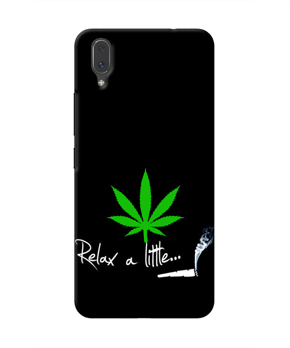 Weed Relax Quote Vivo X21 Real 4D Back Cover