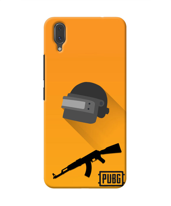 PUBG Helmet and Gun Vivo X21 Real 4D Back Cover