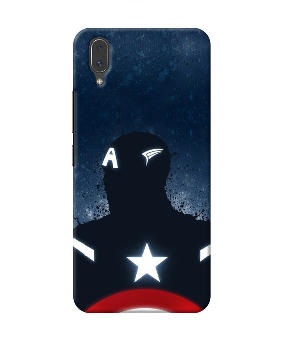 Captain america Shield Vivo X21 Real 4D Back Cover