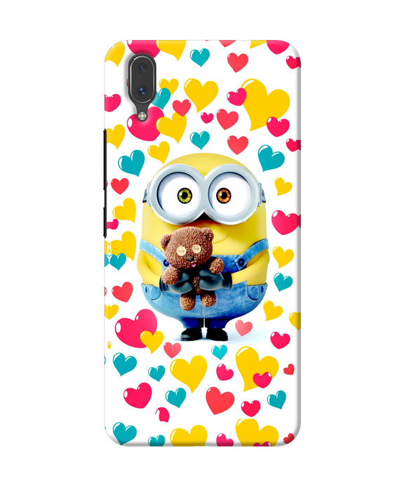 Minion Teddy Hearts Vivo X21 Back Cover