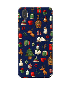 Canvas Christmas Print Vivo X21 Back Cover