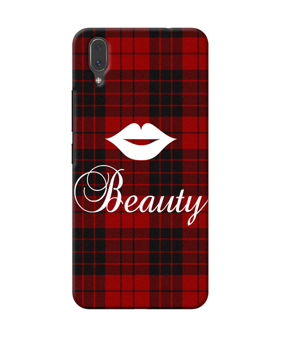 Beauty Red Square Vivo X21 Back Cover