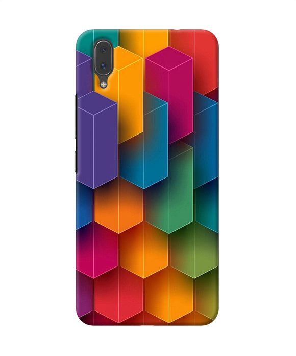 Abstract Rectangle Print Vivo X21 Back Cover