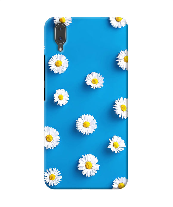 White Flowers Vivo X21 Back Cover