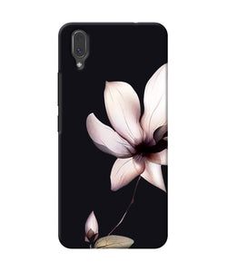 Flower White Vivo X21 Back Cover