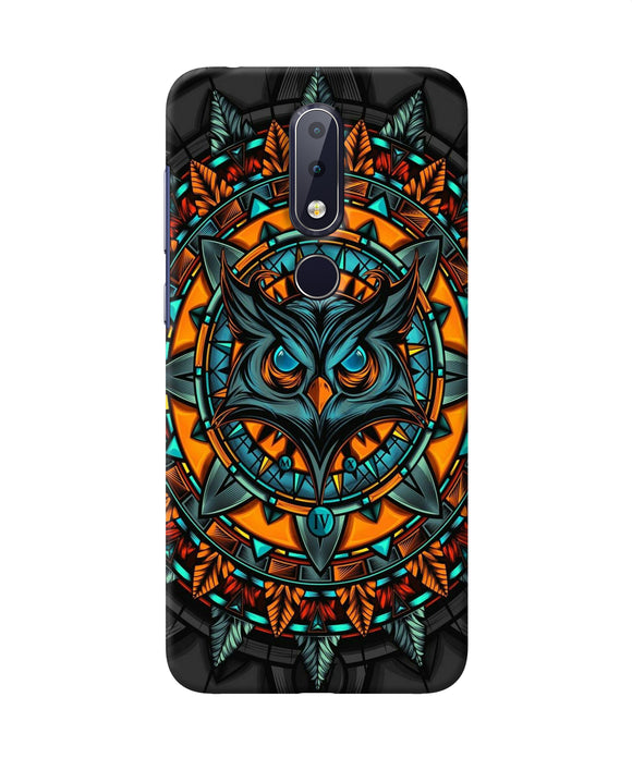 Angry Owl Art Nokia 6.1 Plus Back Cover