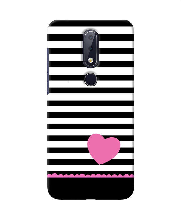 Abstract Heart Nokia 6.1 Plus Back Cover