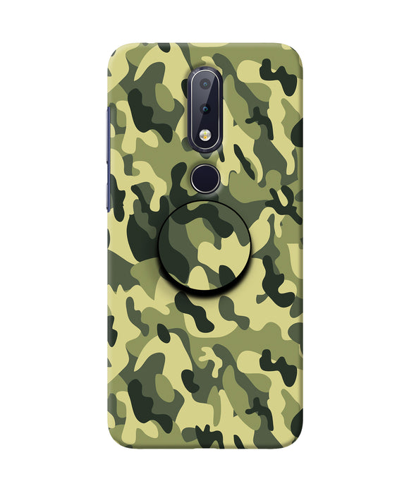 Camouflage Nokia 6.1 plus Pop Case