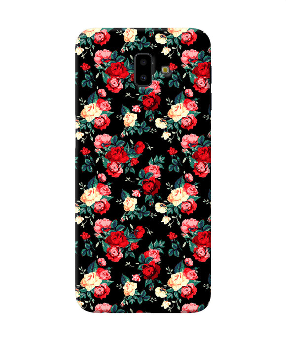 Rose Pattern Samsung J6 Plus Back Cover