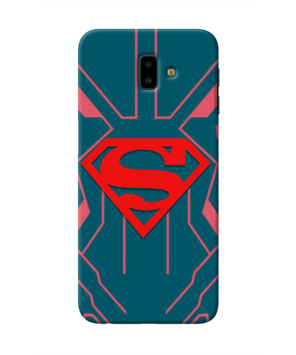 Superman Techno Samsung J6 plus Real 4D Back Cover