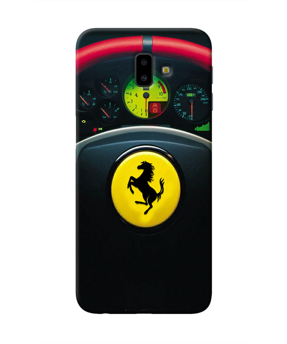 Ferrari Steeriing Wheel Samsung J6 plus Real 4D Back Cover