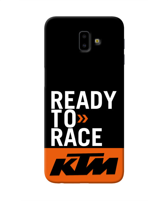 KTM Ready To Race Samsung J6 plus Real 4D Back Cover