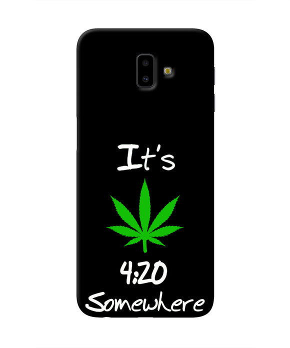 Weed Quote Samsung J6 plus Real 4D Back Cover